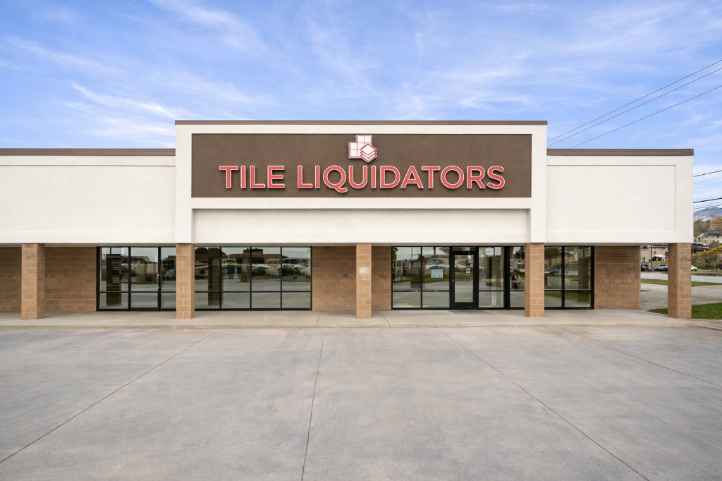 Tile Liquidators storefront ready for opening day